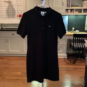 Lacoste Pique Polo Black Dress